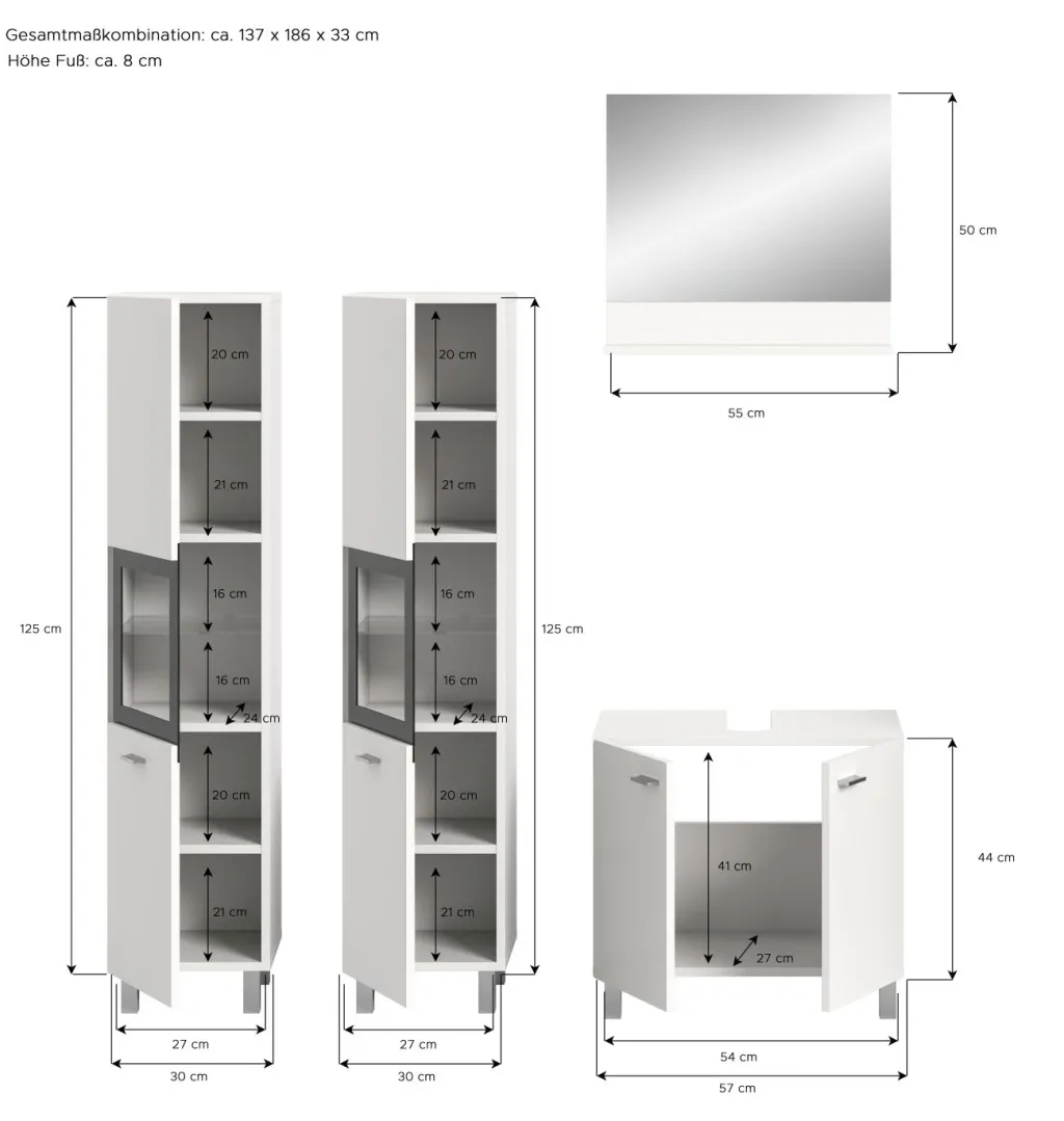 Xonox Blocs Salle De Bains Complets<Salle de bains combinée 4 éléments SEBETA