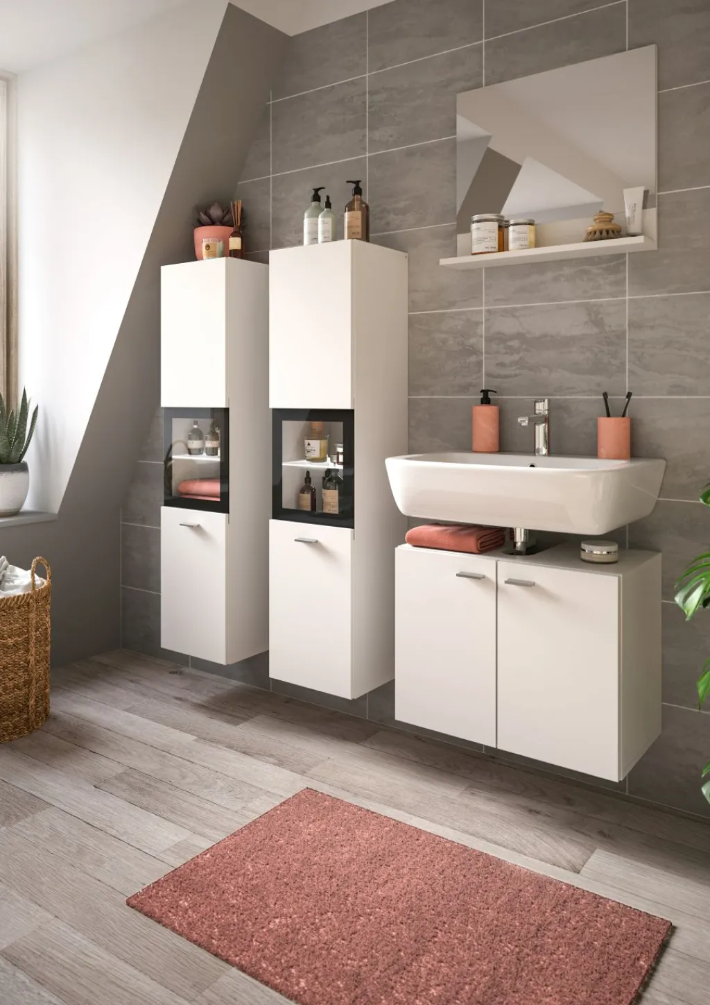 Xonox Blocs Salle De Bains Complets<Salle de bains combinée 4 éléments SEBETA