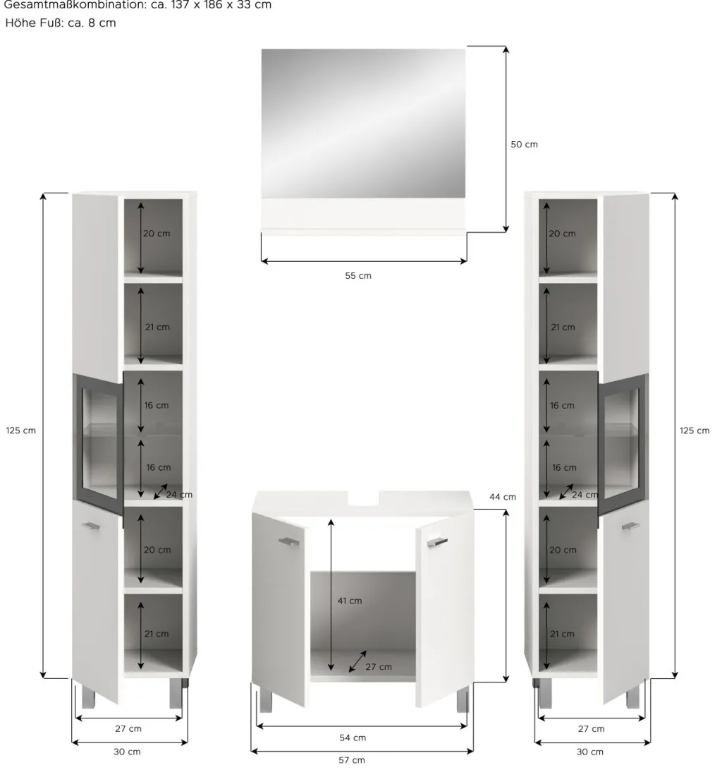 Xonox Blocs Salle De Bains Complets<Salle de bains combinée 4 éléments SEBETA