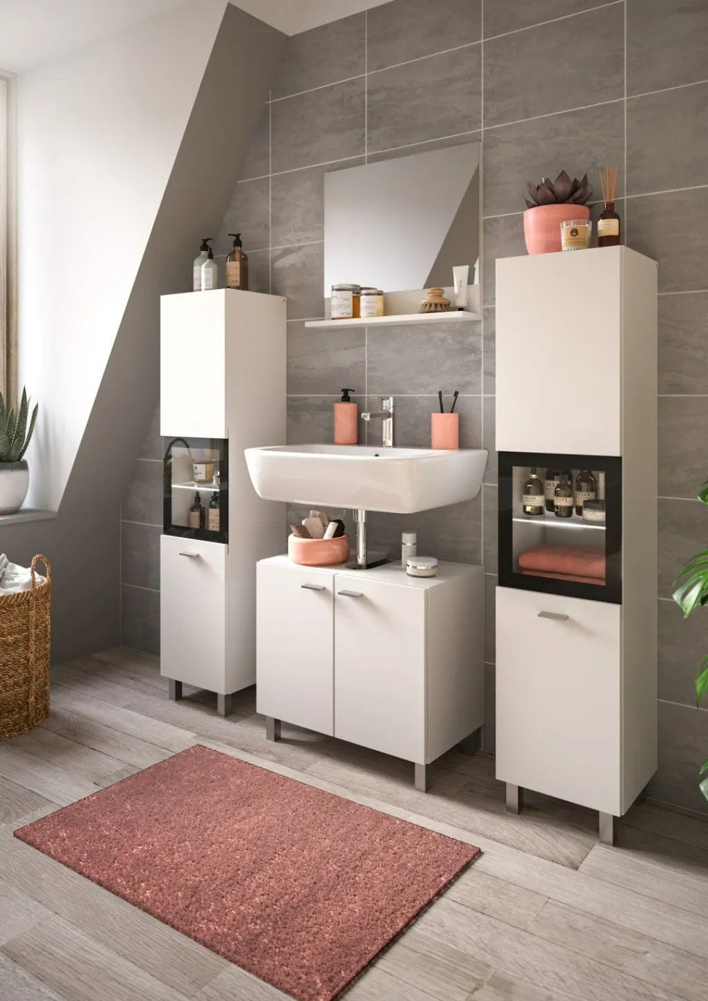 Xonox Blocs Salle De Bains Complets<Salle de bains combinée 4 éléments SEBETA