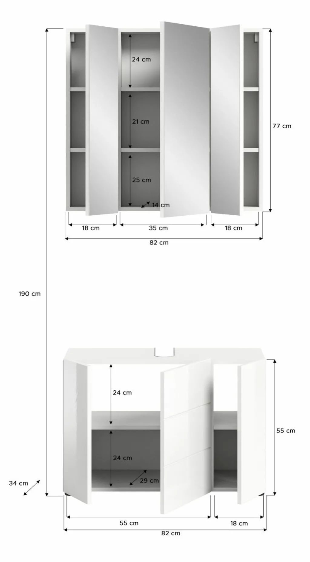 Xonox Blocs Salle De Bains Complets<Salle de bains combinée 2 éléments AMBO