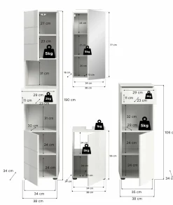 Xonox Blocs Salle De Bains Complets<Salle de bains combinée 5 éléments AMBO
