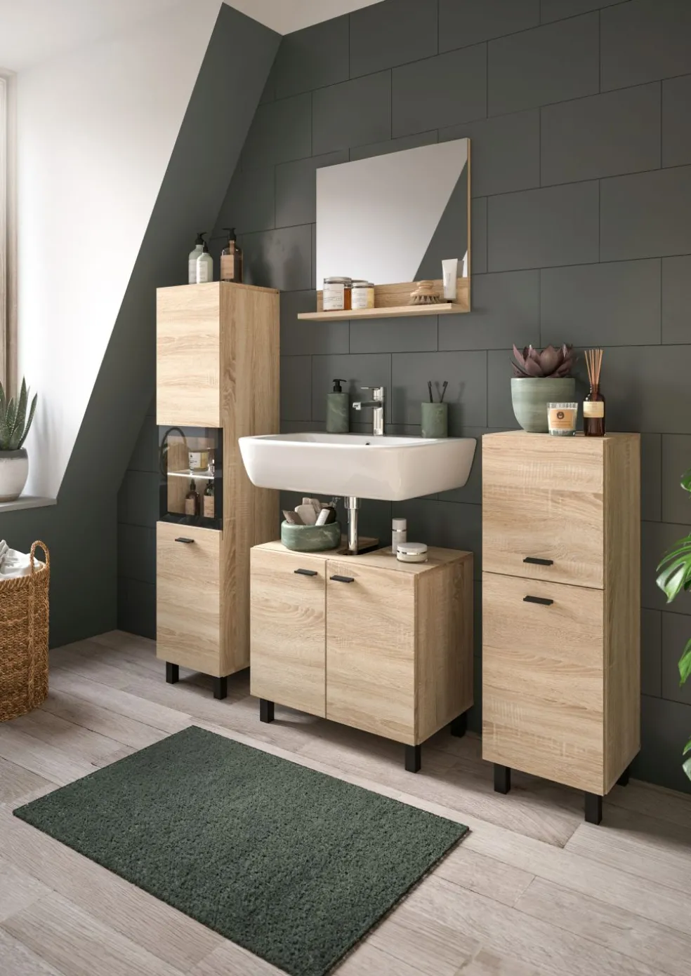 Salle de bains combinée 4 éléments SEBETA