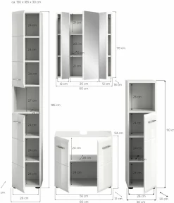 Xonox Blocs Salle De Bains Complets<Salle de bains combinée 4 éléments BONGA