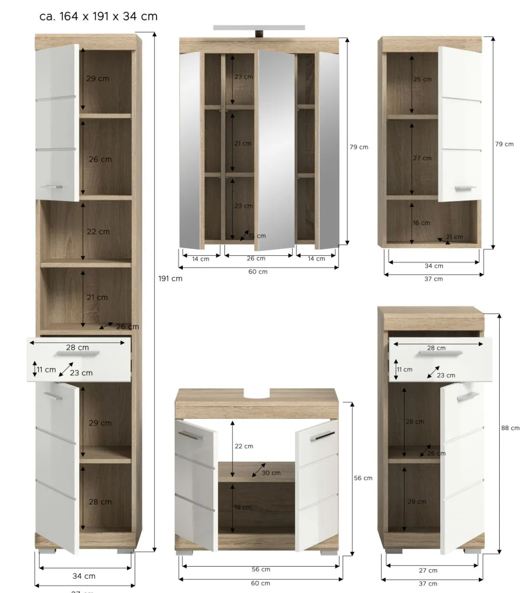 Xonox Blocs Salle De Bains Complets<Salle de bains combinée GIMBI