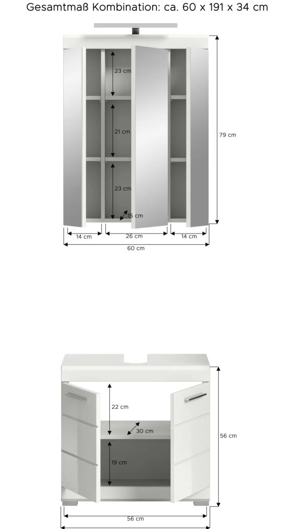 Salle de bains combinée SEWULA