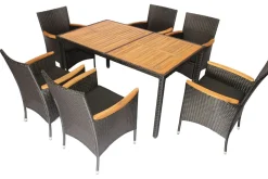 RRR Company Meubles De Jardin|Ensembles Mobilier De Jardin<Salon de jardin 7 éléments FDR-93704-47