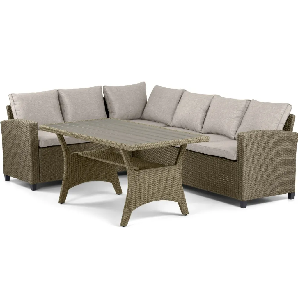 Trade Point Meubles De Jardin|Ensembles Mobilier De Jardin<Salon de jardin avec banquette d'angle RIBE