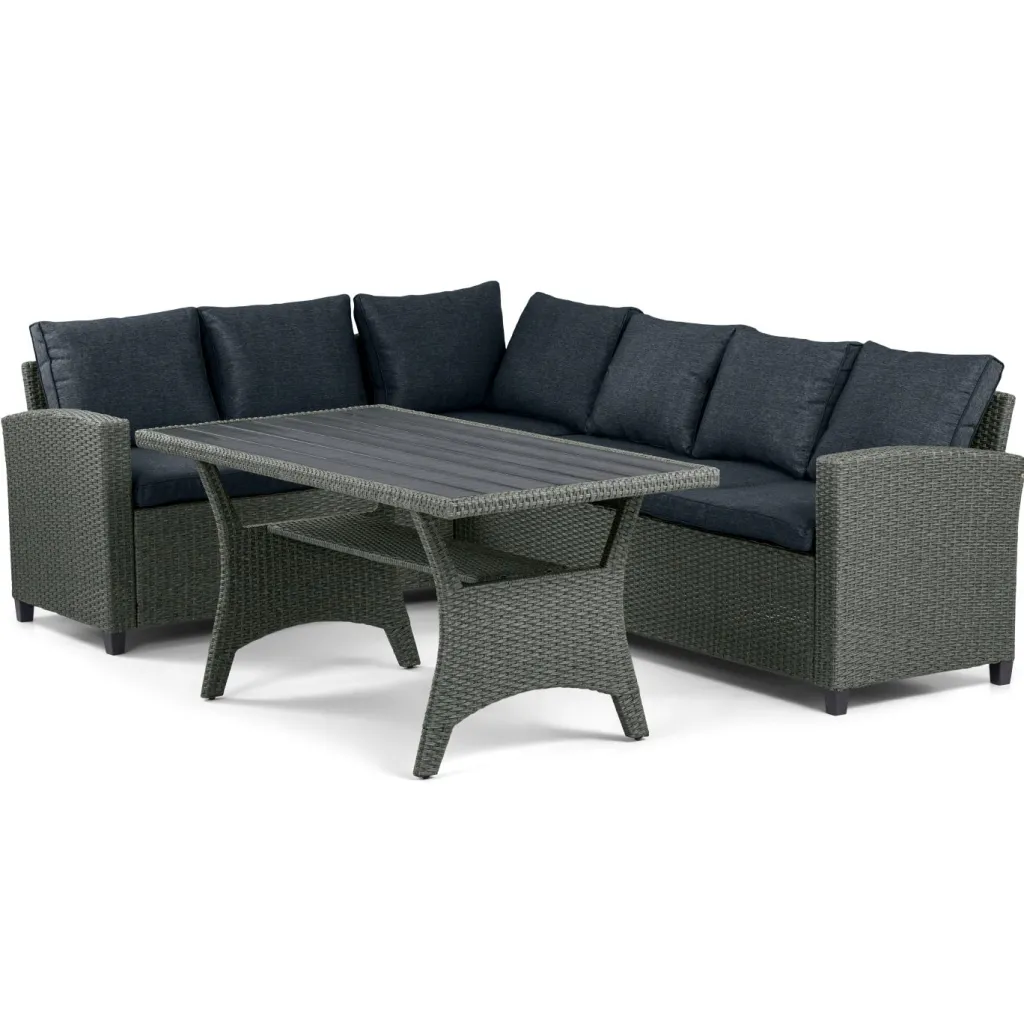 Trade Point Meubles De Jardin|Ensembles Mobilier De Jardin<Salon de jardin avec banquette d'angle RIBE