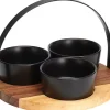 Koopman Accessoires De Table|Vaisselle & Couverts<Service apéritif rond 4 pièces EH