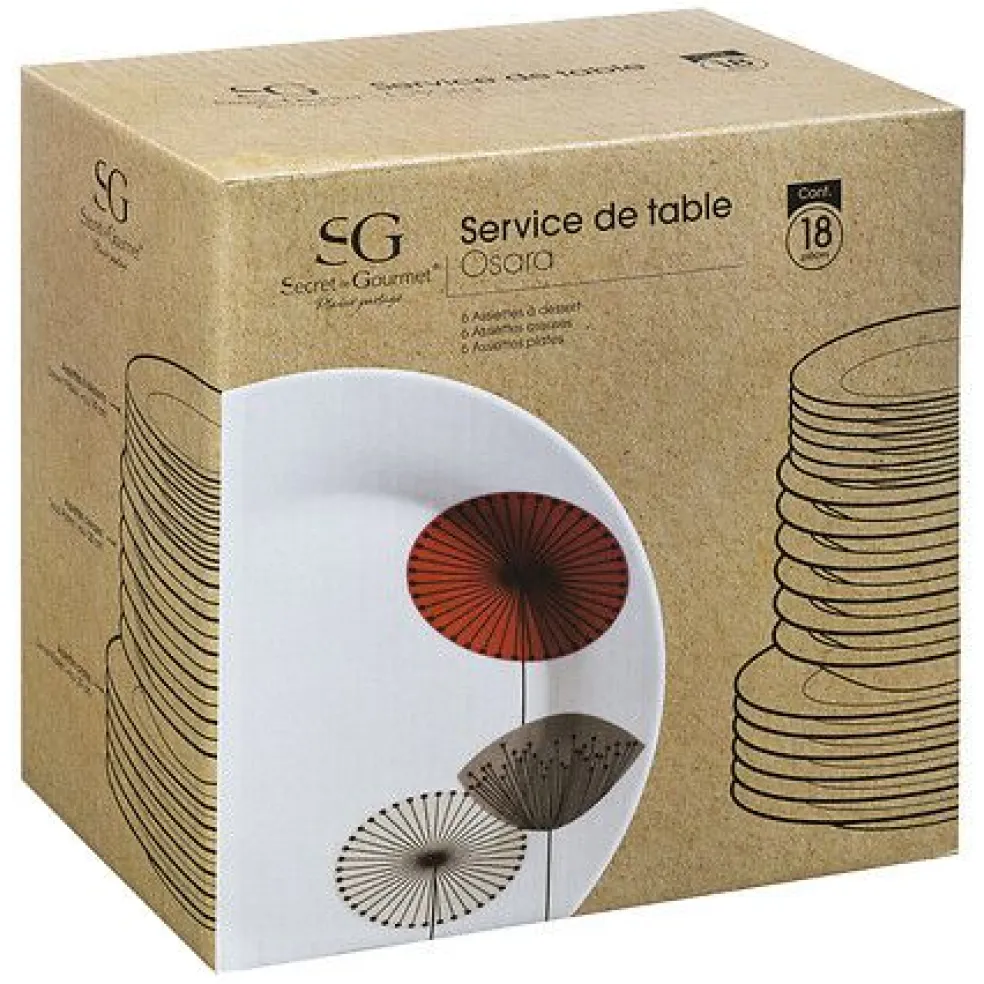Service de table 18 pièces OSARA