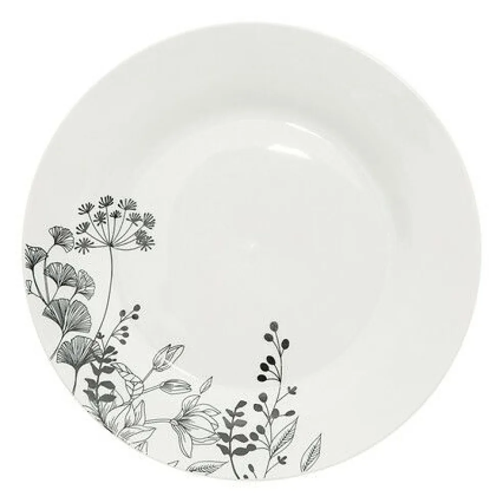 Service de table 18 pièces White Floral