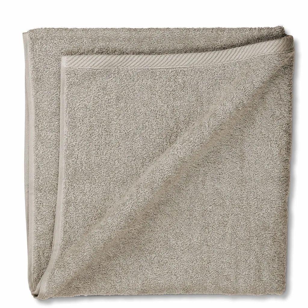 Kela Textiles De Salle De Bains<Serviette de bain gris argent LADESSA