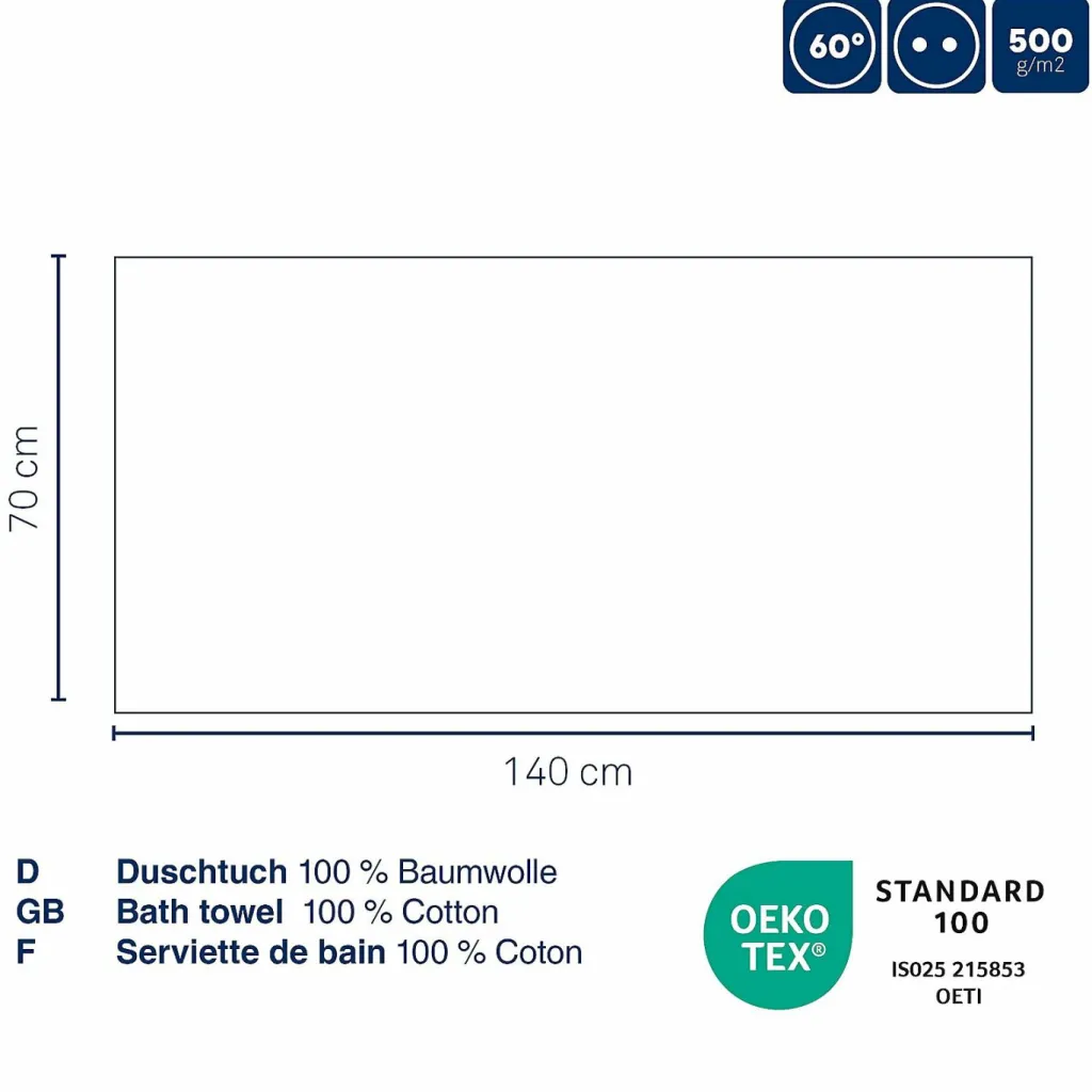 Kela Textiles De Salle De Bains<Serviette de bain gris argent LADESSA