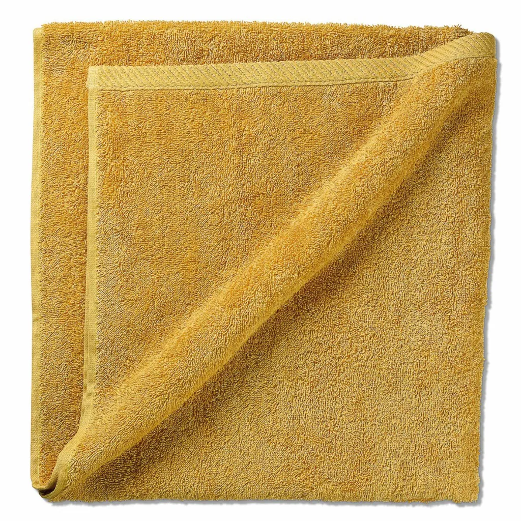 Kela Textiles De Salle De Bains<Serviette de bain jaune curry LADESSA