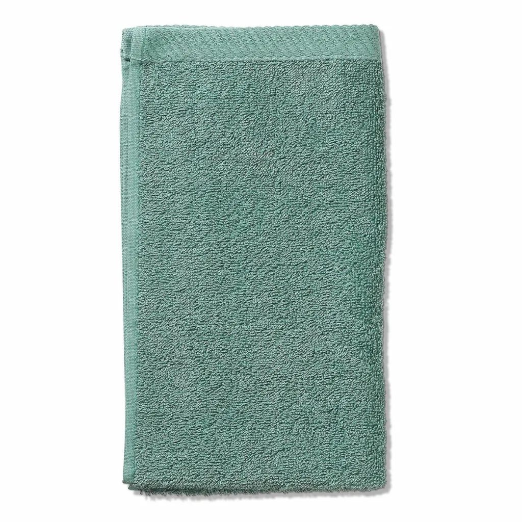 Kela Textiles De Salle De Bains<Serviette invité vert jade LADESSA