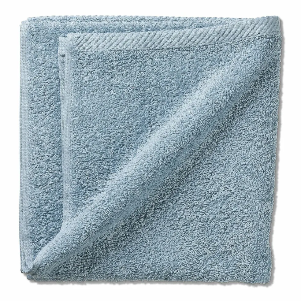 Serviette éponge bleu givré LADESSA
