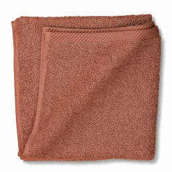 Serviette éponge terracotta LADESSA