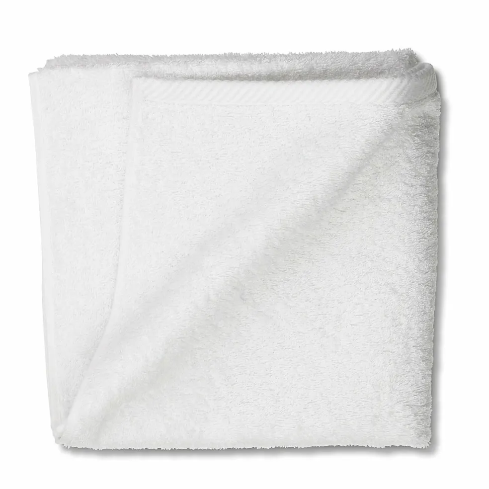Serviette éponge ton blanc neige LADESSA