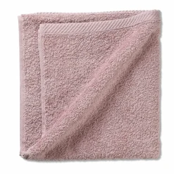 Serviette éponge vieux rose LADESSA