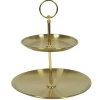 Serviteur à gâteaux doré GOLD