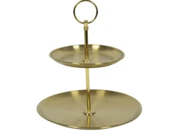 Serviteur à gâteaux doré GOLD
