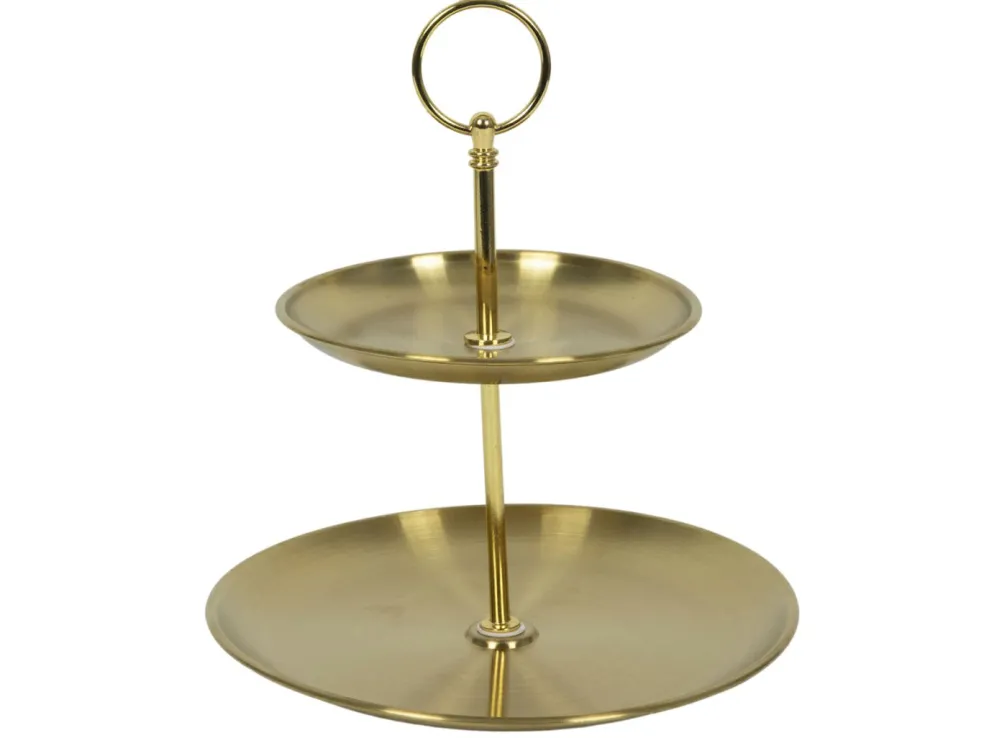 Serviteur à gâteaux doré GOLD
