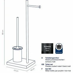 Kela Accessoires Sdb<Serviteur WC DEVIN