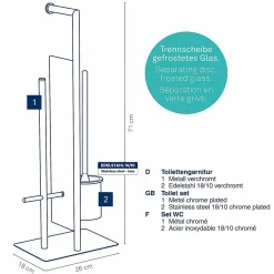 Kela Accessoires Sdb<Serviteur WC STYLE