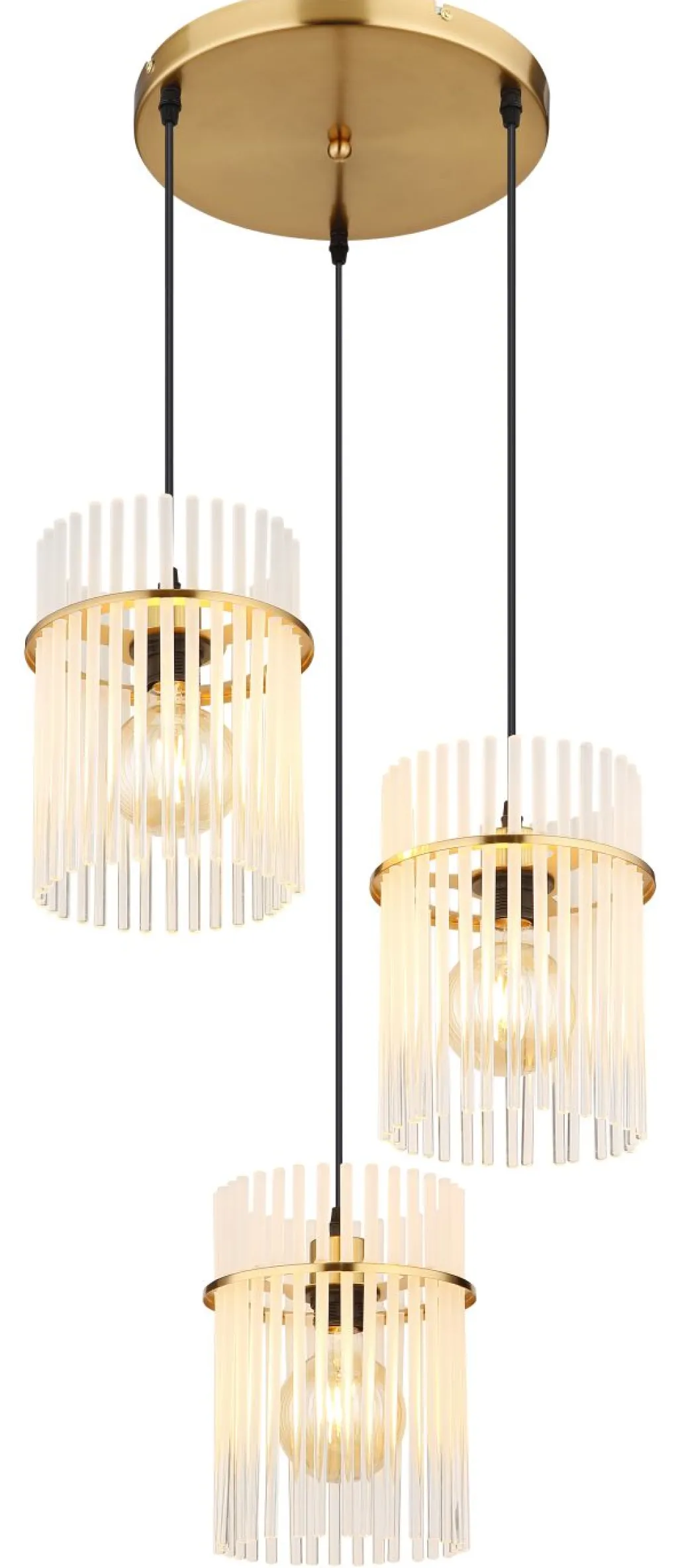 Globo Leuchten Suspensions<Suspension 3 ampoules GORLEY