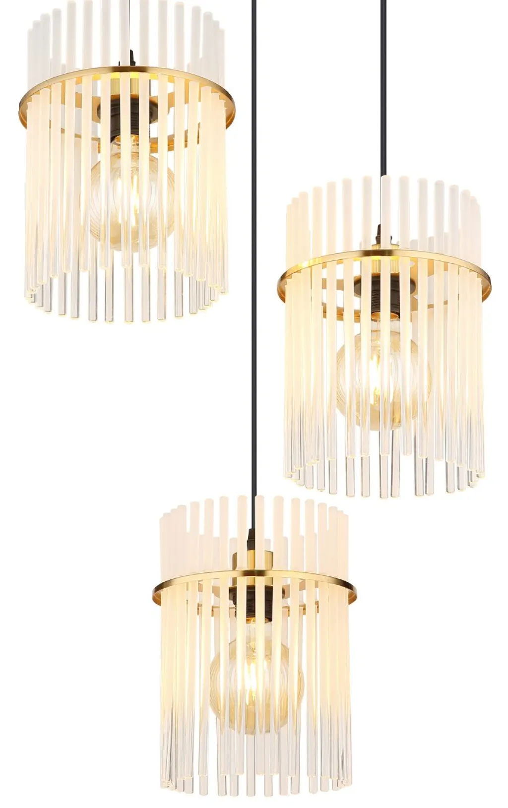 Globo Leuchten Suspensions<Suspension 3 ampoules GORLEY