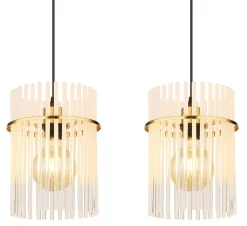 Globo Leuchten Suspensions<Suspension 4 lampes GORLEY