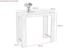Hela Tables De Bar<Table bar FRIEDA T