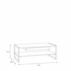 Forte Tables Basses<Table basse HIGH ROCK