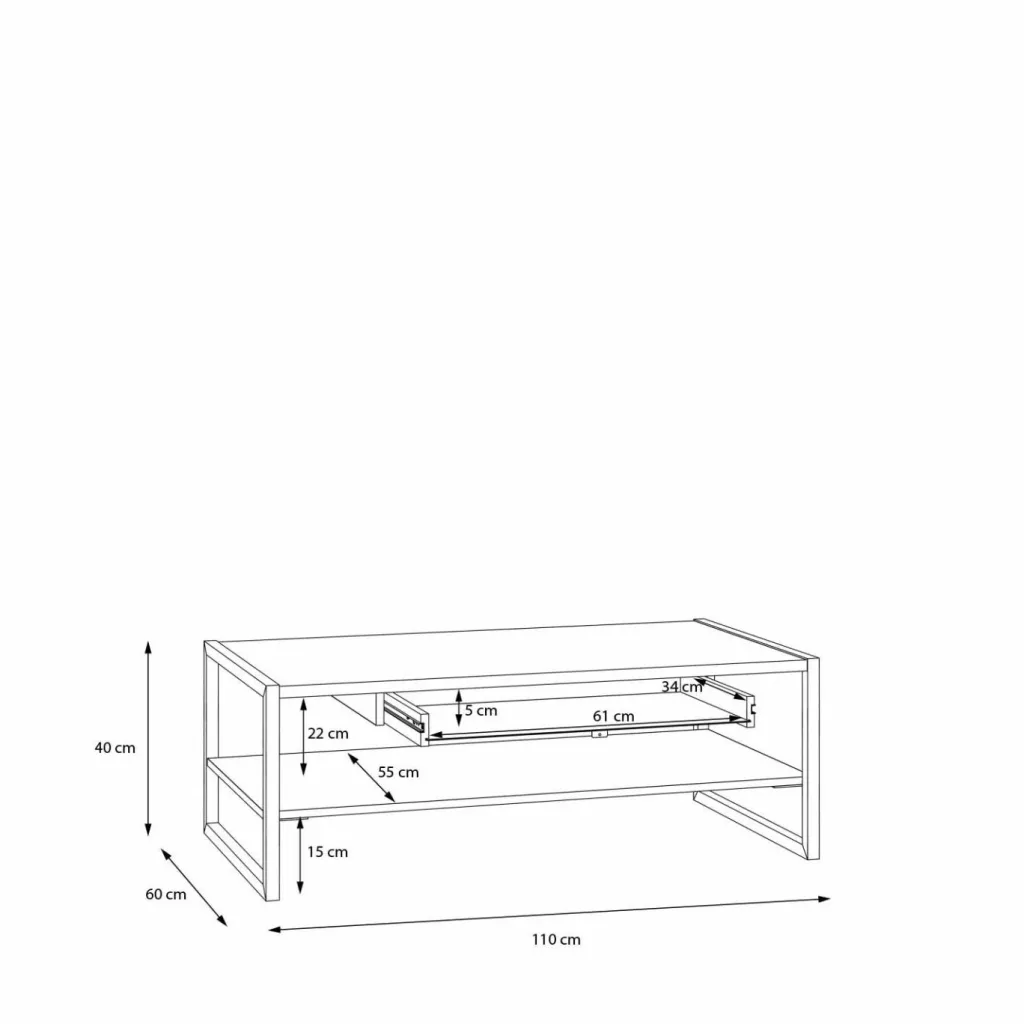 Forte Tables Basses<Table basse HIGH ROCK