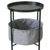 DESIGNlink Tables D'Appoint<Table d'appoint avec espace de rangement TILO