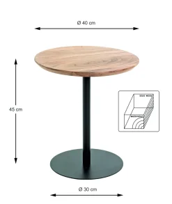 Haku Tables D'Appoint|Tables Basses<Table d'appoint RIVERA 11