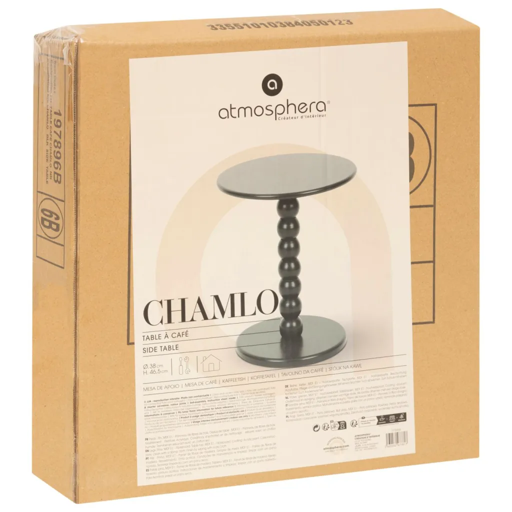 JJA Tables D'Appoint<Table d'appoint ronde CHAMLO