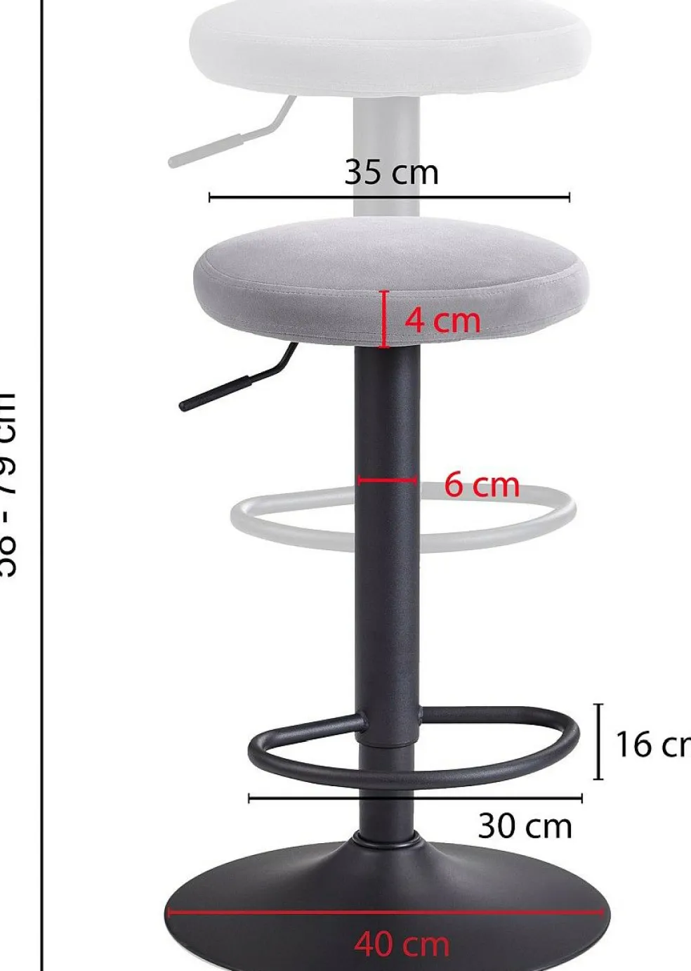 Tabouret de bar KAMPHAENG PHET