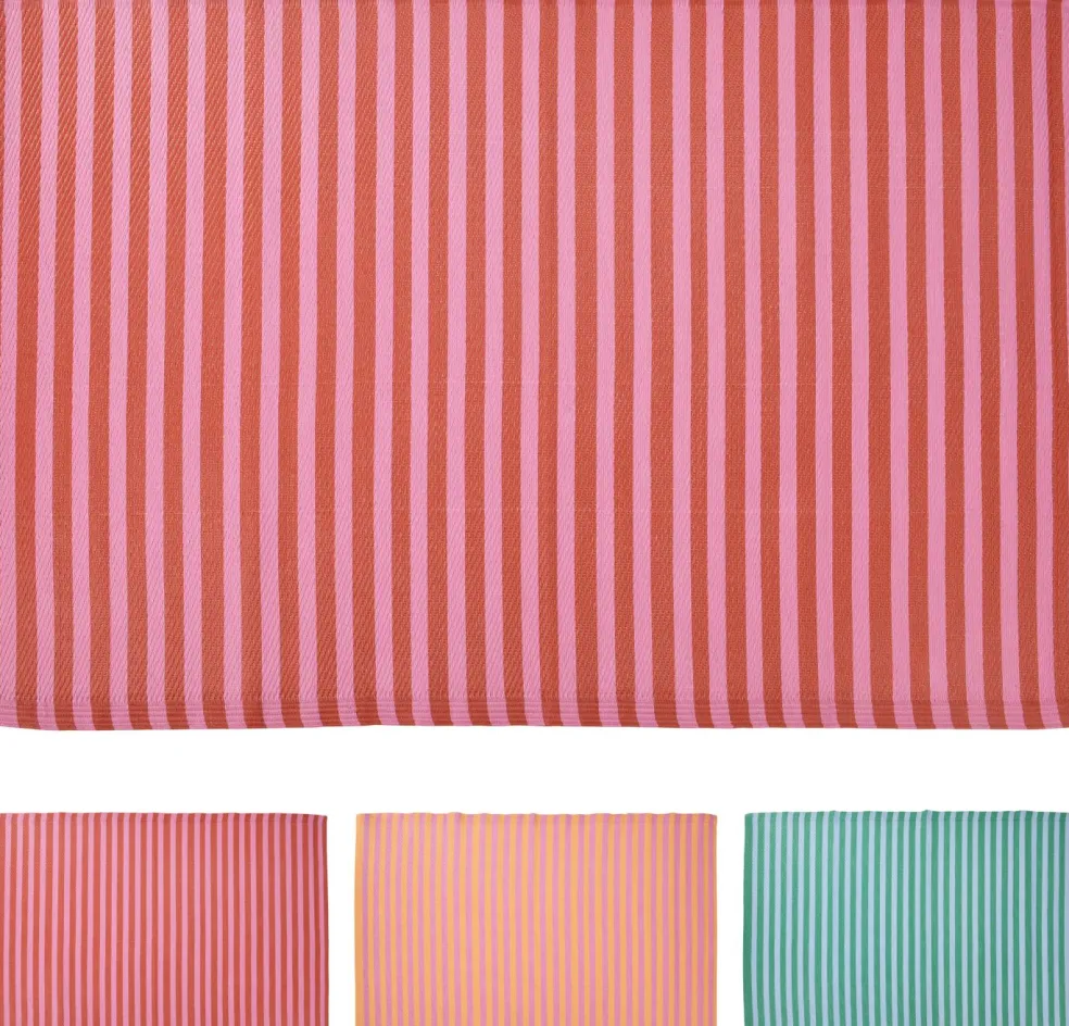 Tapis d'extérieur à rayures EH