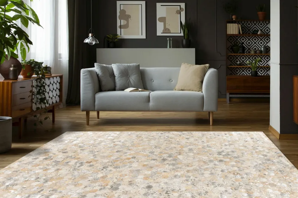 Kayoom Tapis<Tapis en cuir LAVIN 1025