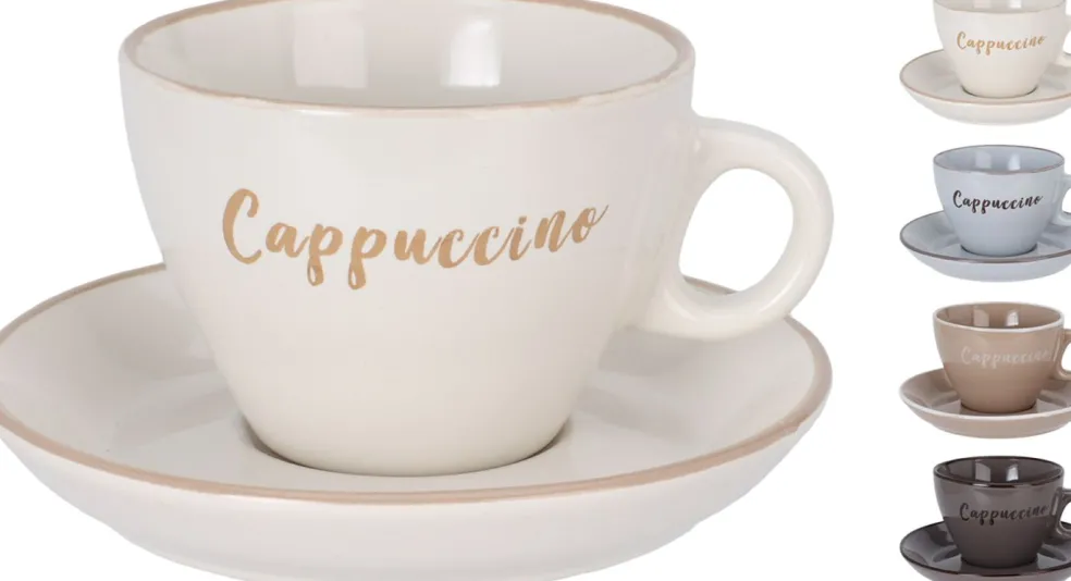 Tasse à cappuccino avec sous-tasse EH