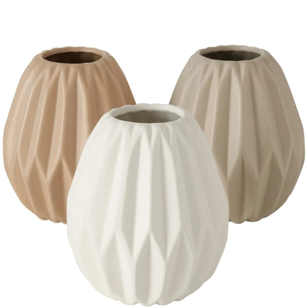 Boltze Vases<Vase aspect rainuré TAMPA