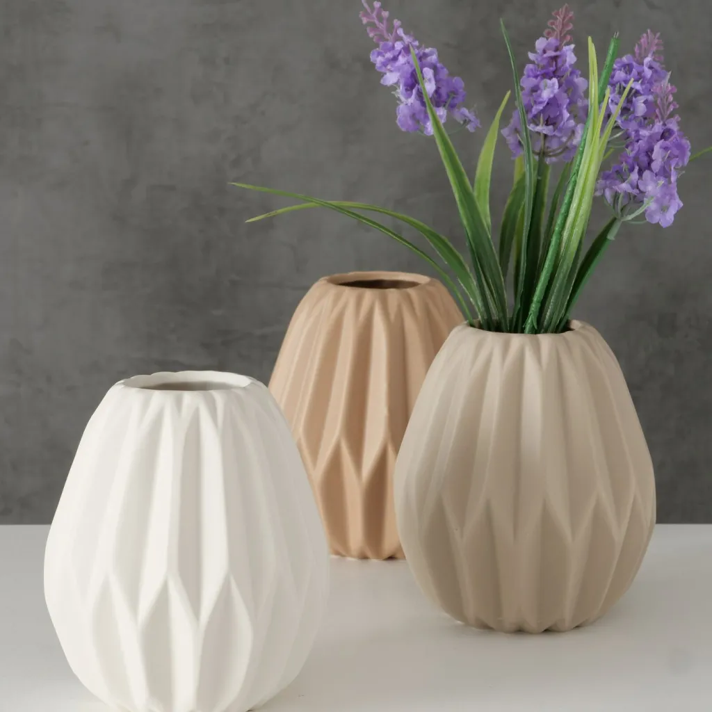 Boltze Vases<Vase aspect rainuré TAMPA