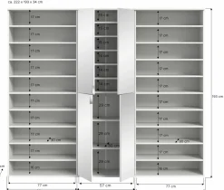 Xonox Vestiaires D'Entrée Complets<Vestiaire combiné 3 éléments BODITE