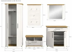 Xonox Vestiaires D'Entrée Complets<Vestiaire combiné 5 éléments ADIGRAT