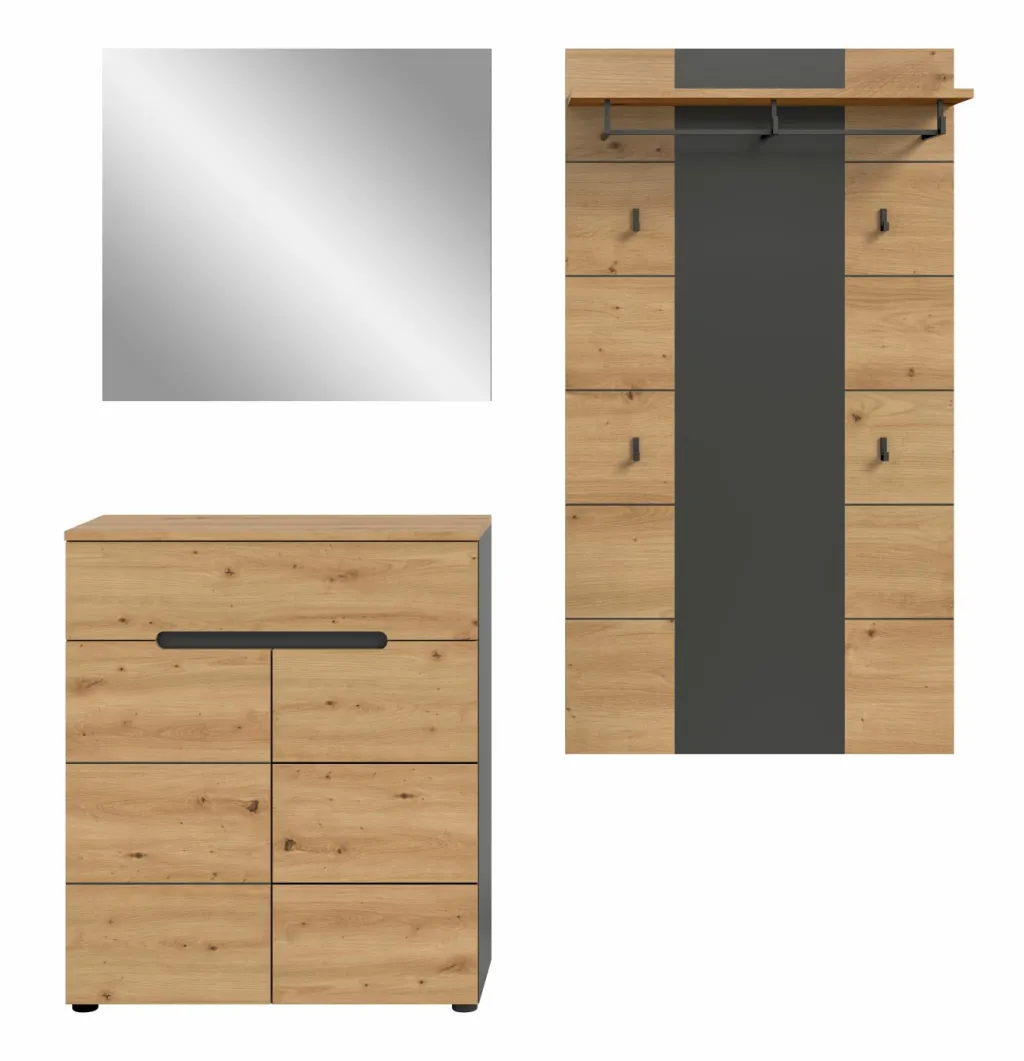Xonox Vestiaires D'Entrée Complets<Vestiaire combiné 3 éléments GOBA