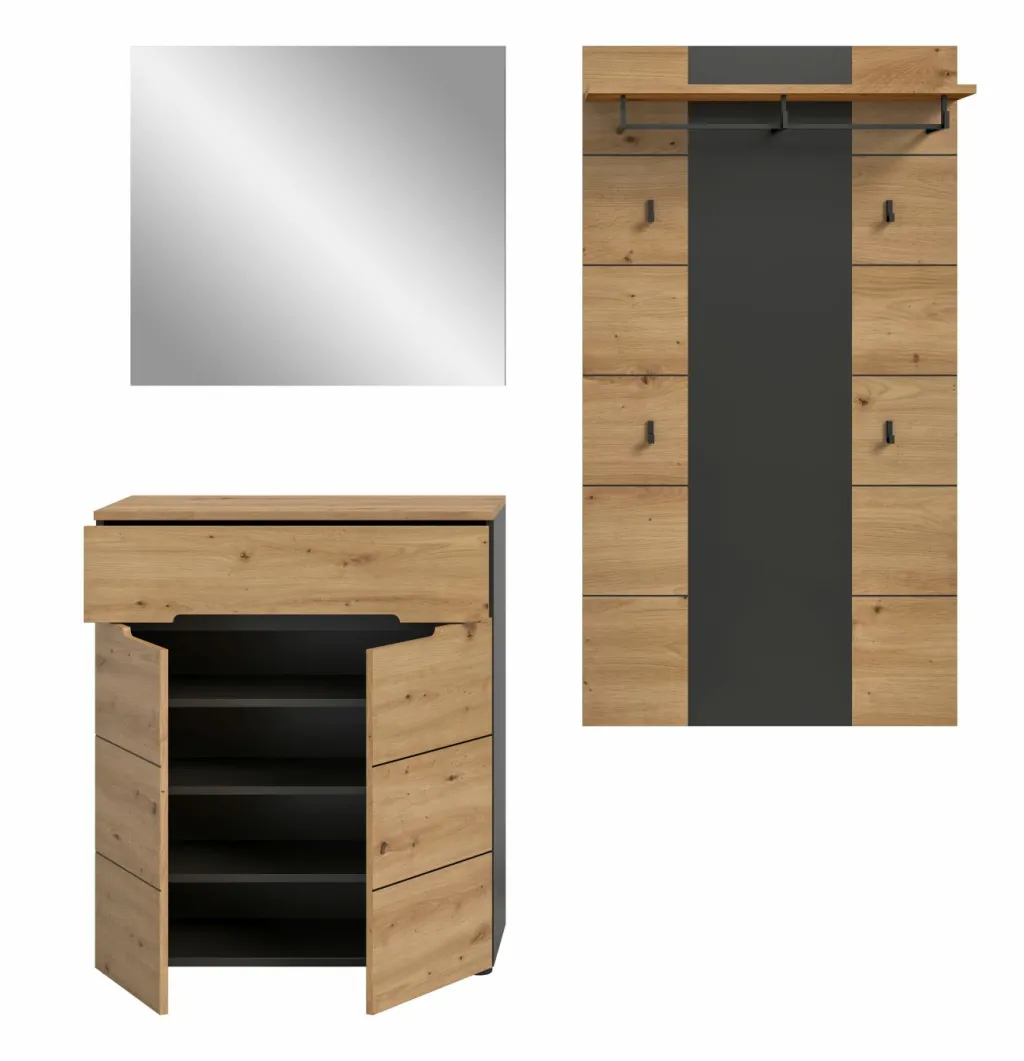 Xonox Vestiaires D'Entrée Complets<Vestiaire combiné 3 éléments GOBA