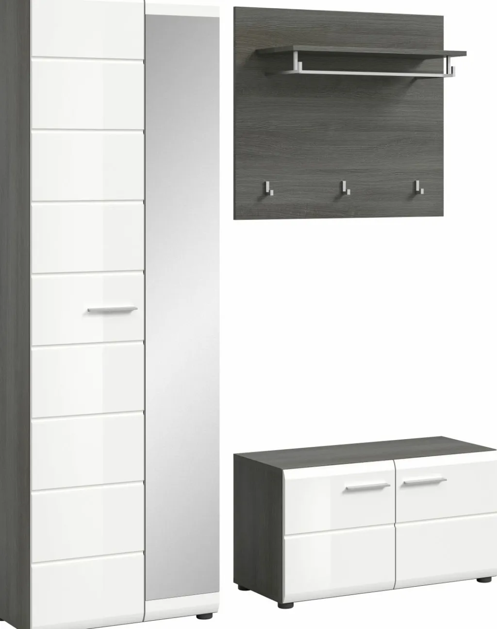 Xonox Vestiaires D'Entrée Complets<Vestiaire combiné 3 éléments FICHE