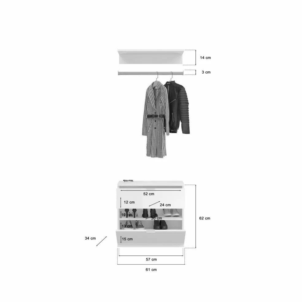 Vestiaire combiné 3 éléments BODITE
